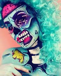 The most common pop art zombie material is stretched canvas. Pin On Fantasy Makeup Body Painting