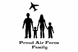 Download Proud Air Force Family Svg Cut Files Cut File Silhouette Download PSD Mockup Templates