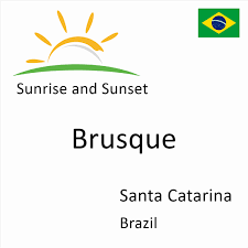 A todos da cidade de brusque e redondeza, em santa catarina, que queiram aprender mais ou compartilhar suas experiências no. Sunrise And Sunset Times In Brusque Santa Catarina Brazil