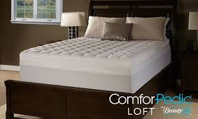 Comforpedic Loft 4 5 Quilted Memory Foam Mattress Topper By Beautyrest Memory Foam Mattress Topper Foam Mattress Topper Mattress