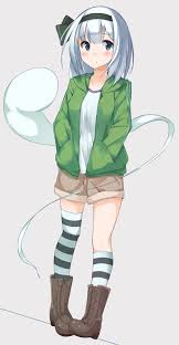 みょん おこめいと のイラスト pixiv 東方 東方project 魂魄妖夢 パーカー 妖夢 かわいい 東方 かわいい イラスト