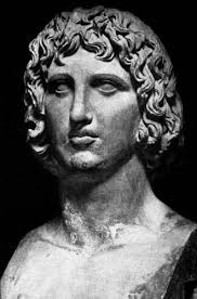 Statue of Vergil, author of the Roman national epic poem The Aeneid.
