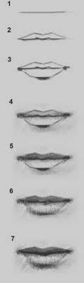 40 Easy Step By Step Art Drawings To Practice Bored Art Lips Drawing Drawings Art Drawings
