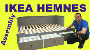 This opens in a new window. Ikea Hemnes Day Bed Assembly Instructions Youtube