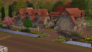 To the moon is a full version mul Some Old Terraced Cottages For Your Sims To Move Into And Renovate In 2021 Farm Cottage Old Farm Sims