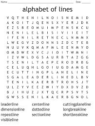 Another fact about perpendicular lines is that the Alphabet Of Lines Word Search Wordmint