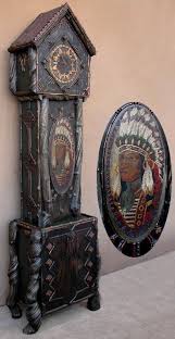 This exquisite grandfather clock india which can be wall mounted has the feature of a mahogany cherry oak finish case. Adirondack Grandfather Clock Clock Painting Grandfather Clock Unusual Clocks