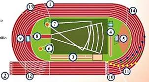 Mapa Interactivo: Pruebas Campo y Pista (1º - Bachillerato)
