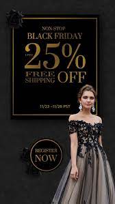 Cocomelody Black Friday Banner Dresses Wedding Dresses Wedding Gowns