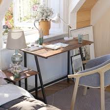 Rustic Brown Computer Desk Computer Desk In 2020 Brown Computer Desk Desk In Living Room Small Computer Desk