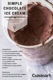 Stir in the heavy cream and vanilla. 410 Cuisinart Ice Cream Recipes Ideas In 2021 Ice Cream Recipes Cream Recipes Homemade Ice Cream