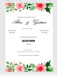 Jaques Cerimonial Como Fazer Convite De Casamento Floral Duplo No Word Com a tecnologia invadindo cada vez mais nossos ambientes, nossas interações com outras pessoas e nosso dia a dia em geral a escolha do modelo de convite pode ser algo extremamente complicado e por muitas vezes estressante, porque você pode deixar na mão de. como fazer convite de casamento floral