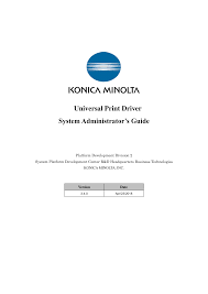 In case of october 2018 update, original windows 10 driver will function properly, however if. Http Www Audentia Gestion Fr Konicaminolta Pdf Upd Whitepaper En 3 4 1 Pdf