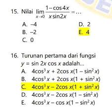 Maybe you would like to learn more about one of these? Soal Latihan Usbn 2017 2018 Mapel Matematika Peminatan Satuan Pendidikan Sma Tahun 2017 Brainly Co Id
