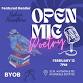 Open Mic Poetry - February event image