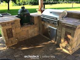 big green egg outdoor kitchen