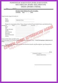 Namun di jaman yang serba digital ini, surat lamaran kerja bisa dikirim melalui. Contoh Surat Permohonan Keterangan Usaha Download Doc Bisa Ms Office