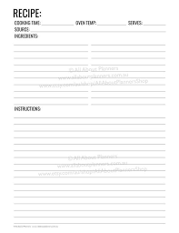 Recipe Card Printable Editable Pdf Template Fillable Insert Refill Happy Planner Recipe Organisation Recipe Box Cook Book Cooking Kitchen Recipe Cards Template Printable Recipe Cards Recipe Cards Printable Editable
