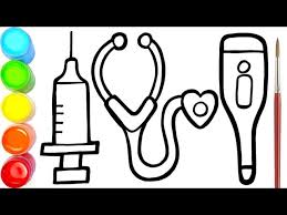 Mewarnai gambar alat kebersihan alat kebersihan pinterest teacher via pinterest.com. Menggambar Dan Mewarnai Peralatan Dokter Untuk Anak Anak Ara Plays Art Youtube