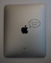 Creative Eat More Pears Ipad Mac Apple Computer Decal Sticker Etsy Computer Decal Apple Apple Computer