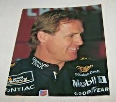 Vintage NASCAR Driver Team Postcard/Photo