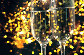 Grapefruit and sage champagne cocktails · 2. Champagne Glass Wine Alcohol Celebration Christmas Drink Party Festive Gold Sparkling Background Luxury Anniversary Celebrate New White Year Holiday Bubble Liquid Beverage Crystal Object Romantic Eve Bokeh Dark Bubbly