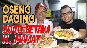 We did not find results for: Soto Pake Ongseng Daging Soto Betawi H Mamat Youtube