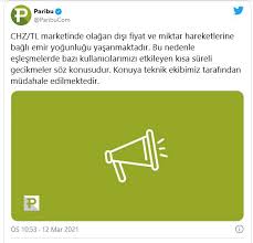Paribu, türkiye'nin şu anda hacim itibariyle önde gelen kripto para borsasıdır. Paribu Coktu Mu 2021 Paribuya Neden Girilmiyor Acilmiyor