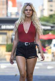 Thefappening.tv provides you with the latest celebrity leaked pics. Louisa Johnson Shows Off Her Legs In A Pair Of Short Shorts Manhattan S Trendy Meatpacking District July 2016 Celebmafia