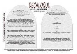 En el principio creó dios los cielos y la tierra. Cele 10 Porunci In Biblia De La Bucuresti 1688 Biblia Image Person