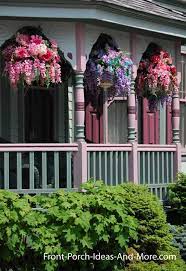 Porch Pictures For Design And Decorating Ideas Front Porch Pictures Hanging Plants Gothic Garden