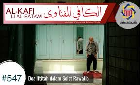 Doa iftitah dibaca sebanyak satu kali setiap melakukan sholat, baik pada waktu mengerjakan sholat wajib ataupun sholat sunnah. Pejabat Mufti Wilayah Persekutuan Al Kafi 547 Doa Iftitah Dalam Solat Rawatib