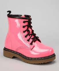Coco Jumbo Fuchsia Patent Jane Boots Little Girls Size 11-3 | eBay
