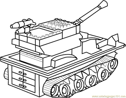 Select from 35870 printable coloring pages of cartoons, animals, nature, bible and many more. Lego Tank Coloring Page For Kids Free Tanks Printable Coloring Pages Online For Kids Coloringpages101 Com Coloring Pages For Kids