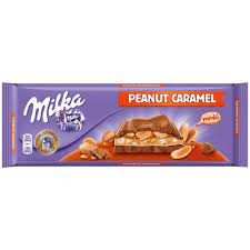 milka peanut caramel chocolate bar 276g caramel chocolate bar sweet whey chocolate sweets