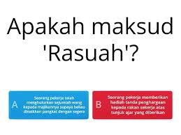 Warga suatu masyarakat pedesaan biasanya memilki hubungan yang lebih erat dan lebih mendalam ketimbang mereka dengan warga masyarakat pedesaan lainnya. Hadith Tahun 6 Hindari Rasuah Kuiz