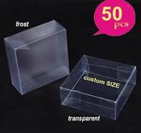 50 Clear PVC Favor Boxes, Small Square Gift Packaging - Etsy