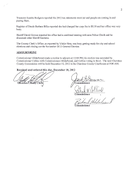 MINUTES FOR DECEMBER 3, 2012 COLUMBUS, KANSAS, CHEROKEE COUNTY OFFICE OF  THE COUNTY CLERK CRYSTAL L. GATEWOOD