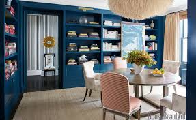 A Homeowner S Hollywood Eye Leads To A Flexible Family Friendly Space Dining Room Blue Home Interior Design
