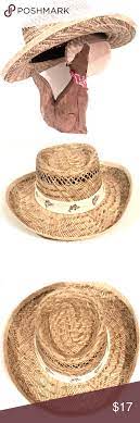 Ole Natural Straw Hat Sz L 22 5 8 3 Inch Brim Straw Hat Hats Hat Band