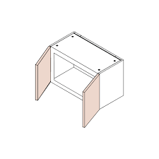 Bristol chocolate, full overlay, dark chocolate finish, raised center panel, all wood construction, finished interior & exterior. W3615 Wall Bridge Cabinet Santa Monica Antique White Cabinetondemand