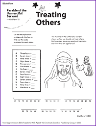 Math Puzzle Unmericful Servant Kids Korner Biblewise Bible Study For Kids Childrens Church Lessons Bible For Kids