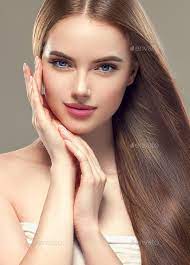 Woman Young Image Long Smooth Hair Beautiful Hairstyle Fashion Make Up Brunette Beauty Blonde Beauty Beautiful Girl Face