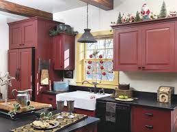 Kitchen cabinets cabinets kitchens renovation. Country Sampler November 2013 Red Kitchen Cabinets Kitchen Cabinets Countertops