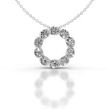 Florence Diamond Hoop Pendant