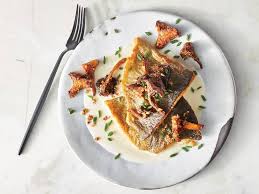 Pan Seared Trout With Green Garlic And Crunchy Chanterelles Recipe Recipe Chanterelle Recipes Wine Recipes Pan Seared