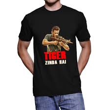 Tiger Zinda Hai Tshirt Salman Khan Movie Tshirt Pure Cotton When a group of indian and pakistani nurses are held hostage in iraq by the militant abu usman, indian intelligence (raw) tracks down the reclusive agent tiger 8 years after he fled with former pakistani intelligence (isi) agent zoya. tiger zinda hai tshirt