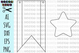 Download Star Banner Svg Birthday Banner Svg Baby Shower Banner Svg Banner Cut File 86118 Svgs Design Bundles