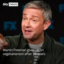 Actor Martin Freeman has revealed he has turned his back