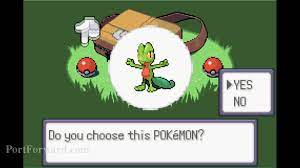 Pokemon Emerald Treecko The Grass Type